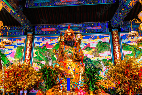 Military Wealth Diety Statue Huo Zhen Taoist Temple Beijing China