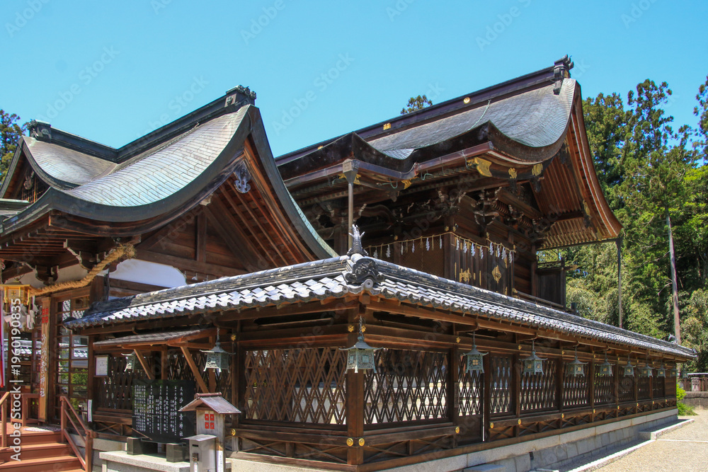Naklejka premium 沙沙貴神社