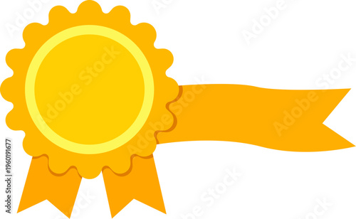 golden seal with ribbon