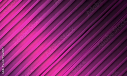 Vibrant pink and purple diagonal lines create a dynamic abstract pattern
