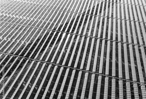 Drones capture large-scale photovoltaic panels on site