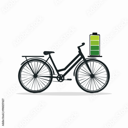 Electric Bicycle Battery Charge Indicator.