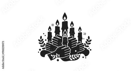 Menorah Jewish Symbol Religious Icon.