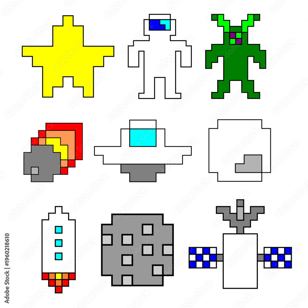 Obraz premium a set of human things