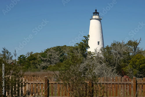 Ocracoke Lighthouse on the Outer Banks in North Carolina