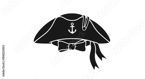 Nautical Sailor Hat with Anchor.