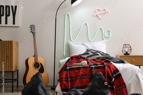 Interior of teenager's room...