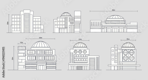 Modern Architectural Building Designs Collection.