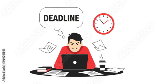 Man Working on Laptop Computer 1.