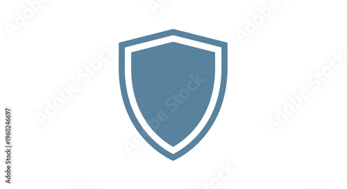 Blue Shield Icon Symbol Security.