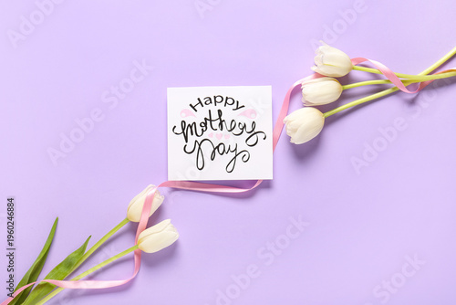Card with text HAPPY MOTHER...