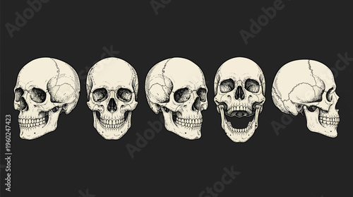 Elegant Silhouette Portraits of a Man and Woman in a Classic Oval Frame