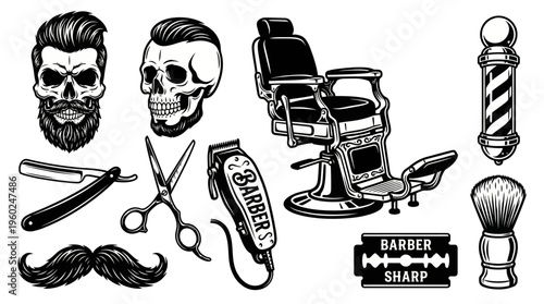 Barber Shop Essentials Vintage Tools and Decor for a Classic Grooming Experience