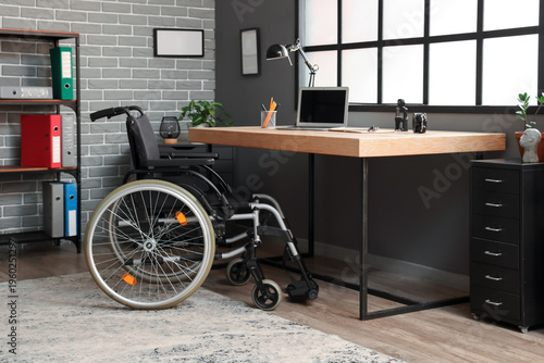 Interior of modern office w...