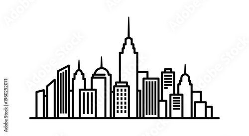 Simple black and white line art illustration of a playful dolphin jumping, minimalist marine animal drawing icon