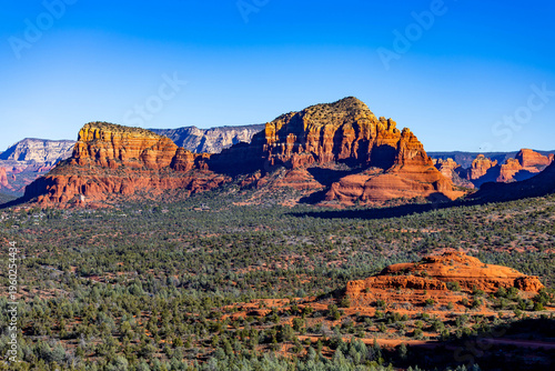 Quadro su tela Red Rock State Park Formations at Sunset in Sedona Arizona