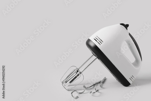 Electric mixer and chrome b...