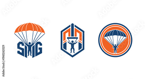 Parachute Jumpers and Abstract Logo Designs