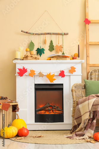 Interior of living room wit...