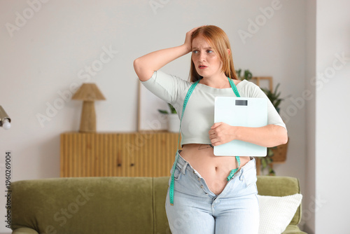 Young troubled overweight w...