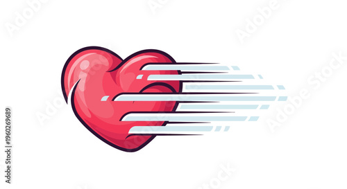 Express Heart Speed Motion Graphic