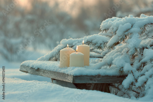 old letter sealed with wax stamp showcasing warmth of christmas spirit against snowy landscape