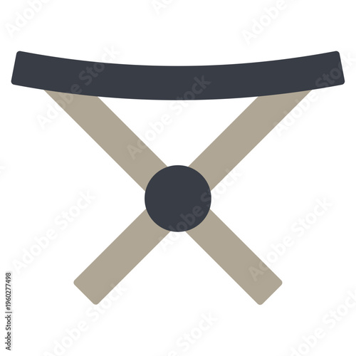 portable chair illustration