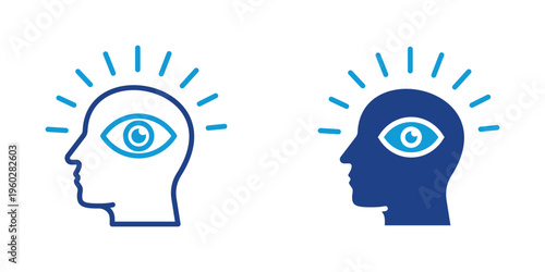 Awareness Simple and clear vector icon illustrating an essential idea or function