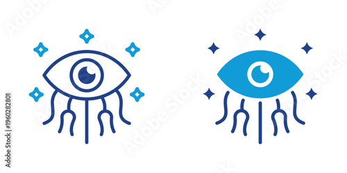 Intuition Simple and clear vector icon illustrating an essential idea or function