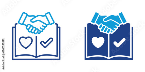 Honesty Simple and clear vector icon illustrating an essential idea or function