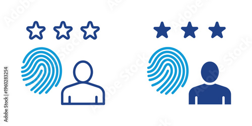 Authenticity Simple and clear vector icon illustrating an essential idea or function