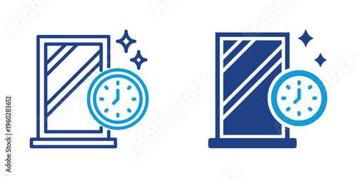 Self-Check Simple and clear vector icon illustrating an essential idea or function