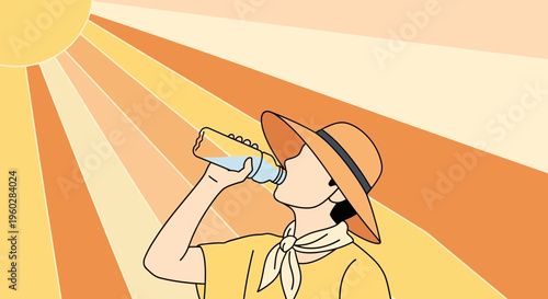 Hydration Essential Under Blazing Summer Sun