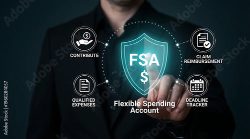 Flexible Spending Account FSA Healthcare Finance Benefits Concept