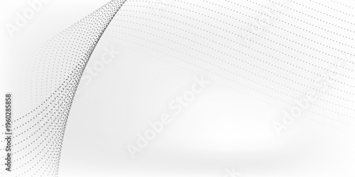 Nice Flowing dots particles nice wave pattern halftone black gradient curve shape isolated energy old simple graphic