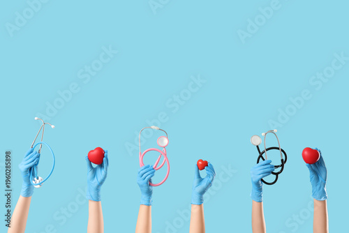 Female doctor's hands with ...