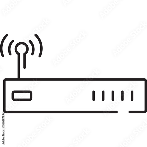 Wifi Router Icon Outline