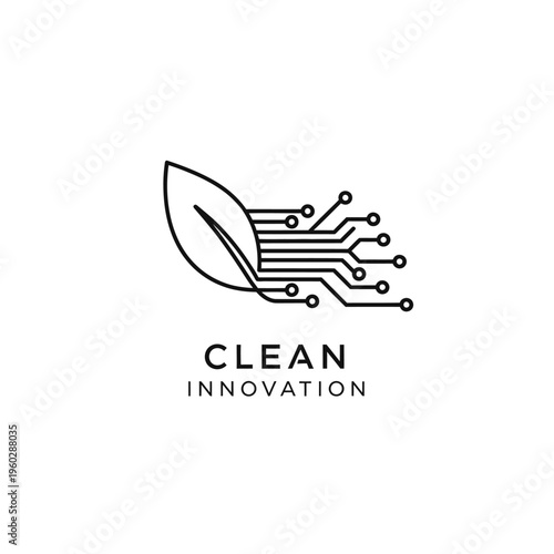 Clean Innovation Technology Logo Design.