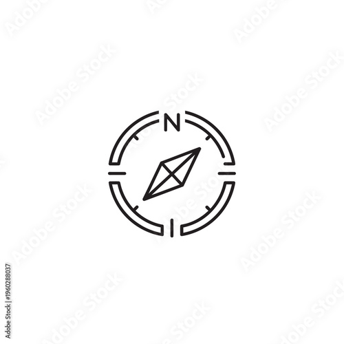 Compass Navigation Tool Direction Indicator 1.