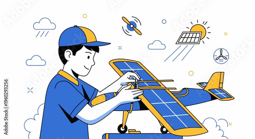Innovative Young Inventor Crafts Solar Powered Aircraft