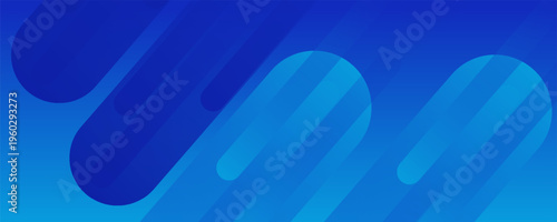 PrintGeometric blue abstract background. Dynamic Waves. Fluid shapes composition. Fit for website, banners, brochure, posters