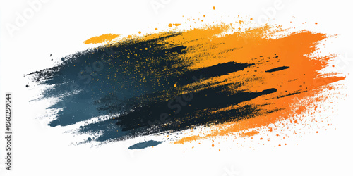 Abstract grunge vector background featuring ink splash textures and paint splat patterns with black liquid drops and spray stains for a dirty artistic design illustration