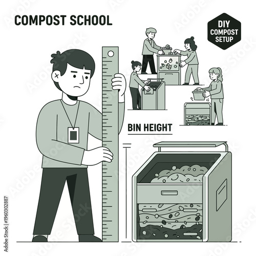 Learn Composting Techniques With This Educational DIY Illustration