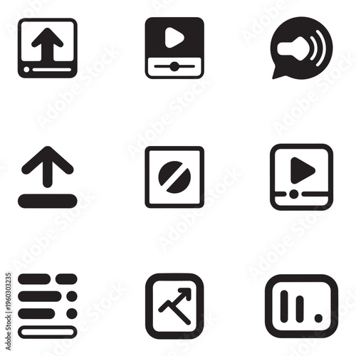 Public Administration Minimal Icons Pack – Government and Civic Service Symbols
