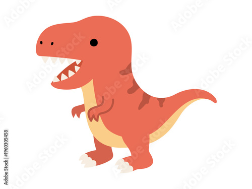 かわいいティラノサウルスのイラスト