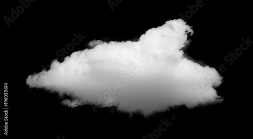 Φωτογραφία White clouds against a black background.