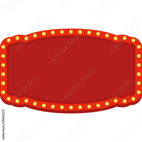 Blank Marquee Sign Template