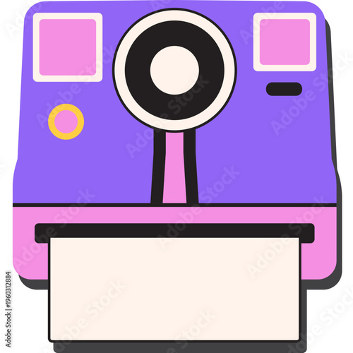 Retro Instant Camera Icon