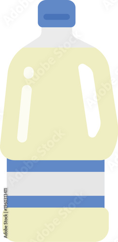 料理油のボトルのアイコンのイラスト