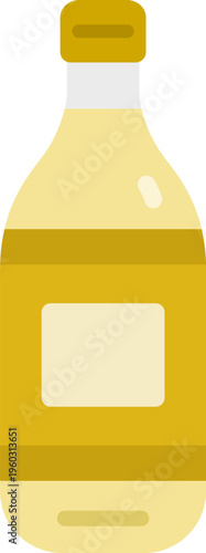 酢のボトルのアイコンのイラスト
